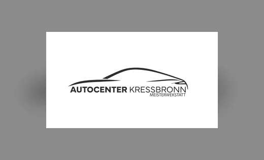 Wortbildmarke Autocenter Kressbronn mit Fahrzeugkontur