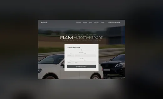 Startseite von r4m-transport.de