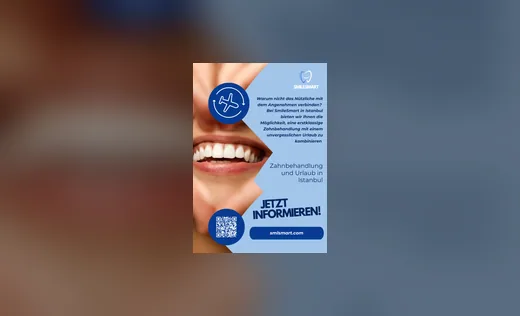 Anzeige SMILESMART: Zahnbehandlung und Urlaub in Istanbul verbinden
